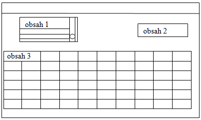 Obr. č. 12: Návrh rozloženia okien RozvrhFX